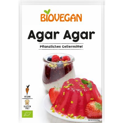 Geleerfix agar-agar van Biovegan, 15 x 30 g
